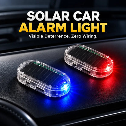 🔥Limited-Time Deal - Solar Car Security Warning Light-DIY Flashing Security Light for Vehicle Deterrence