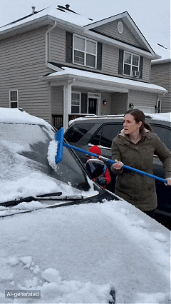 🔥 40% OFF — 💞54K+ SOLD!🔥All-Season Windshield Snow Cover with Mirror Protection❄️