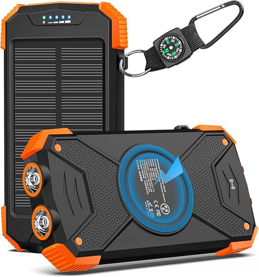 VELORA SOLARCHARGE™ - Portable Solar Power Bank