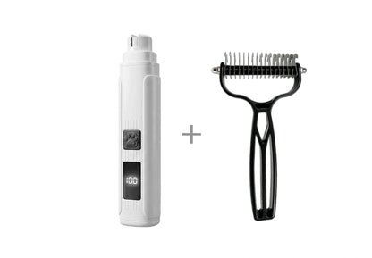Electric Pet Nail Grinder - Enjoy Calmer, Easier Nail Trims Together 🐶