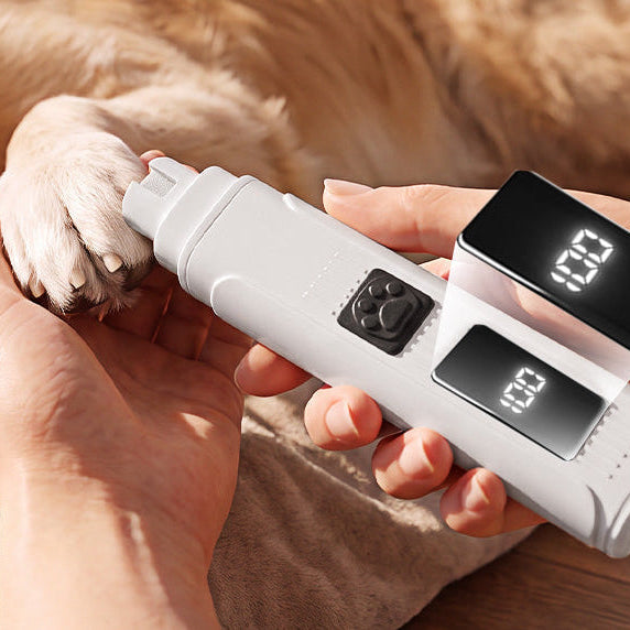 Electric Pet Nail Grinder - Enjoy Calmer, Easier Nail Trims Together 🐶