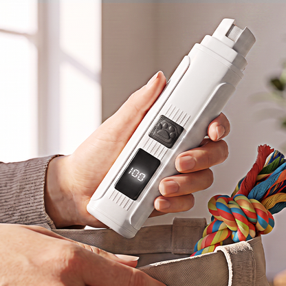 Electric Pet Nail Grinder - Enjoy Calmer, Easier Nail Trims Together 🐶