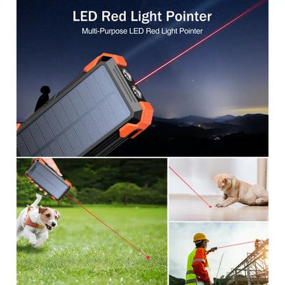VELORA SOLARCHARGE™ - Portable Solar Power Bank