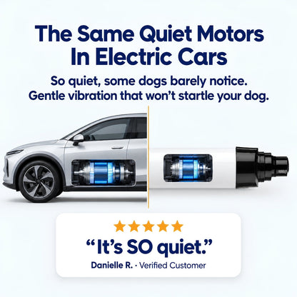 VELORA QUIETPAW™ Low-Noise Pet Nail Grinder