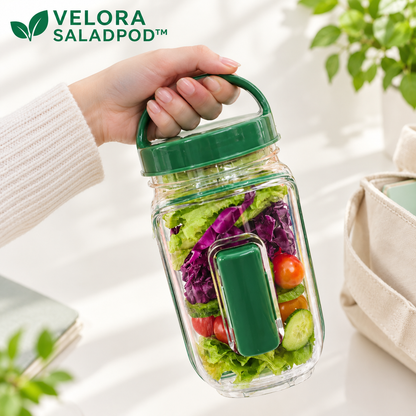 🥗 VELORA SALADPOD™ - YOUR SALAD. YOUR FORK. ALL IN ONE