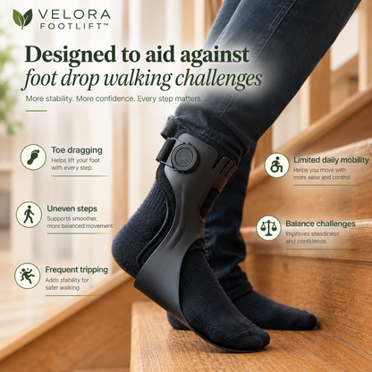 VELORA FOOTLIFT™ — Foot Drop Support Brace