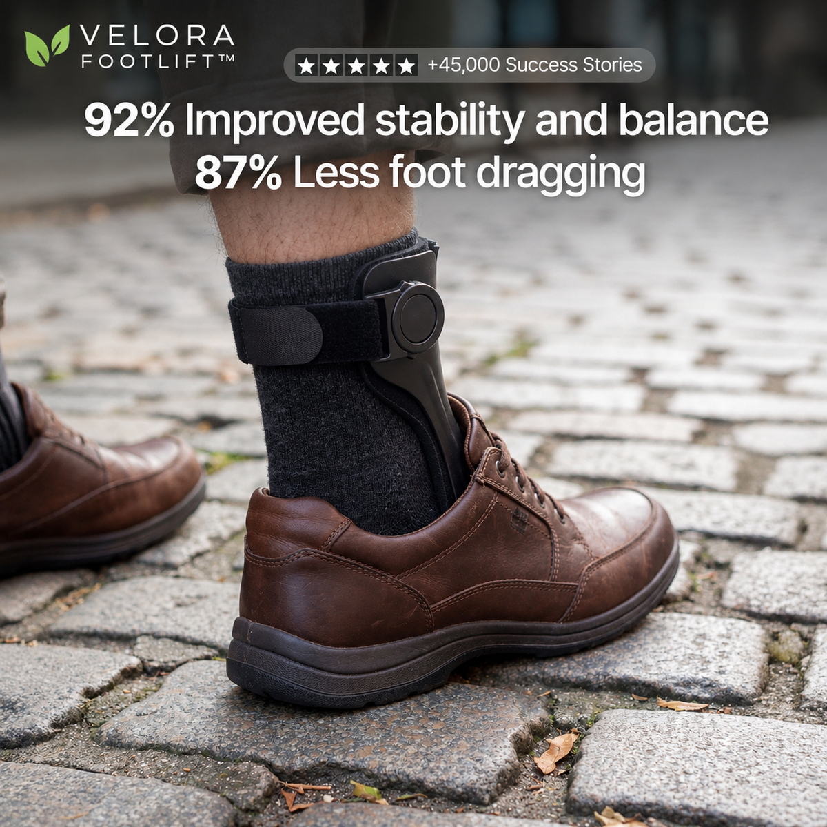 VELORA FOOTLIFT™ — Foot Drop Support Brace