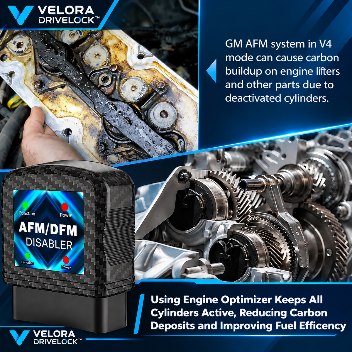 VELORA DRIVELOCK™ — AFM/DFM Disabler
