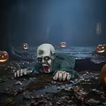 Halloween Spooky Climbing Ghost