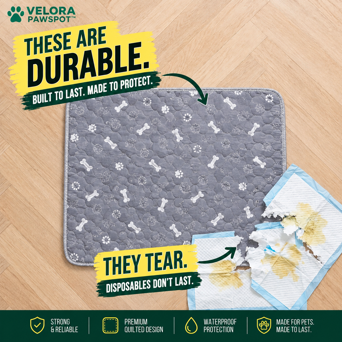 This Pee Pad Attracts🧲🧲🧲 Your Dog To Use It. First Time. Every Time.